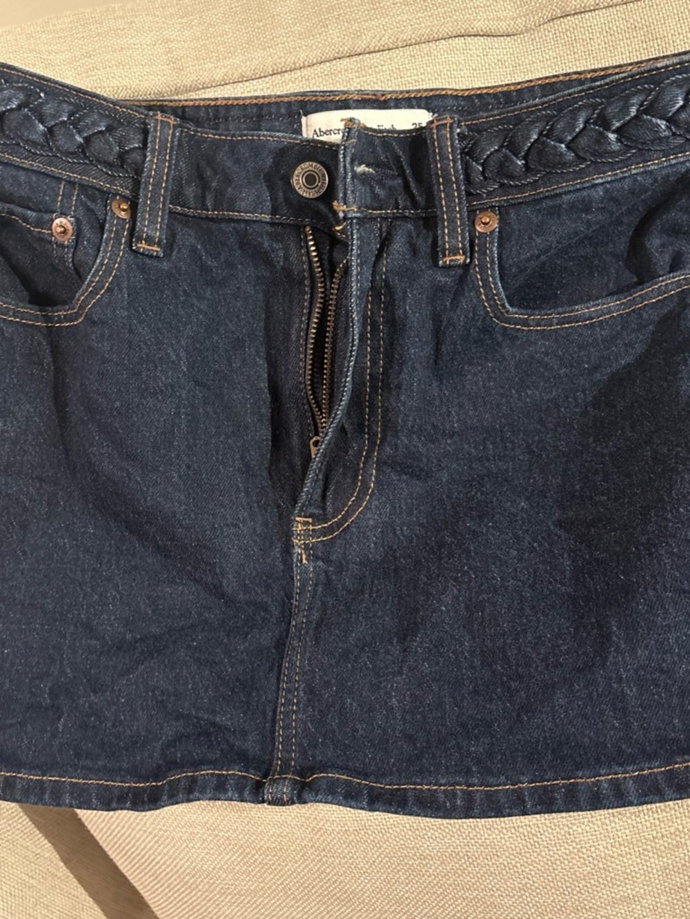 Abercrombie & Fitch Denim Mini Skirt